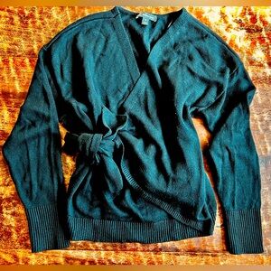 Wrap sweater